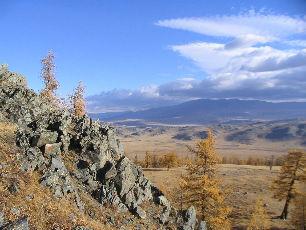 Окрестности озера Даян-Нур, image of landscape/habitat.