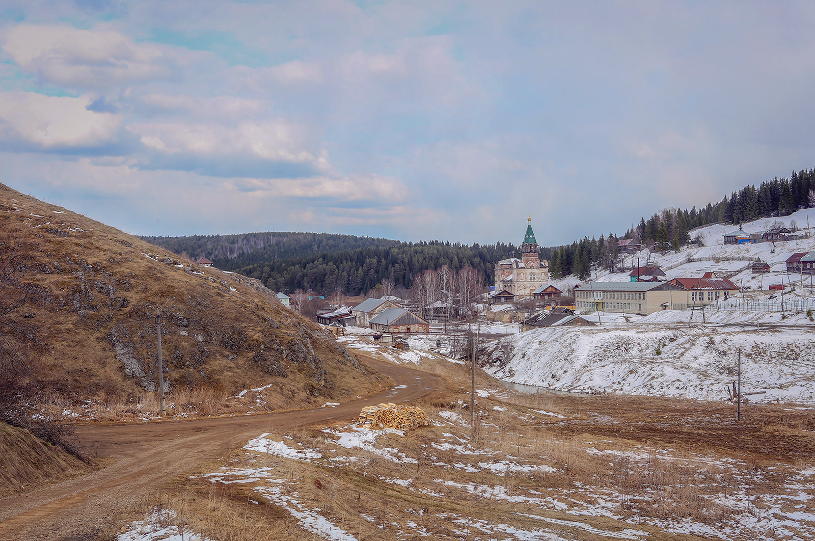 Кын и его окрестности, изображение ландшафта.