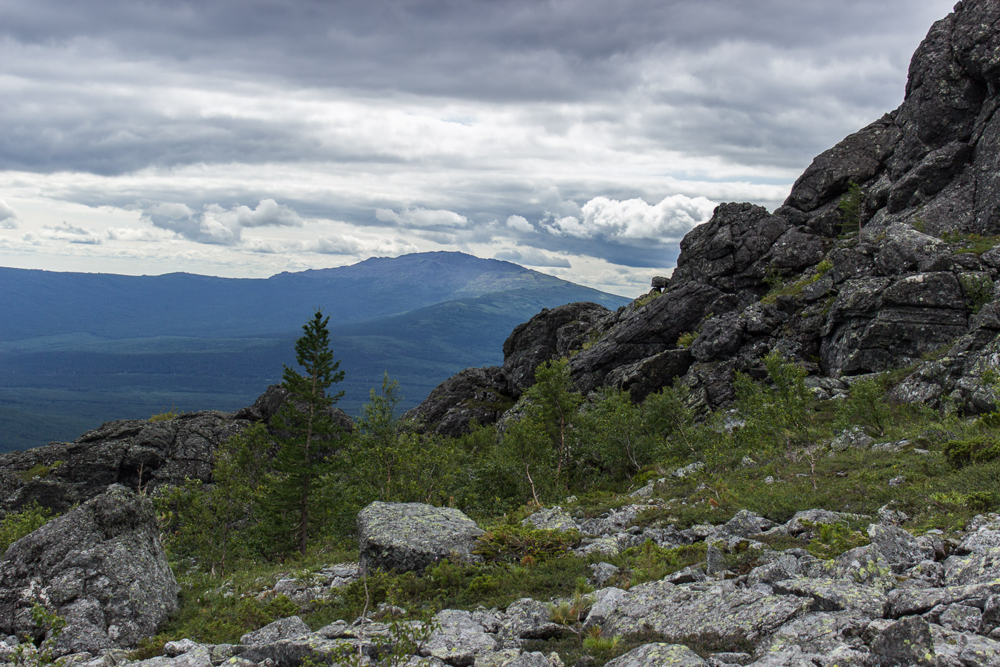 Серебрянский камень, изображение ландшафта.