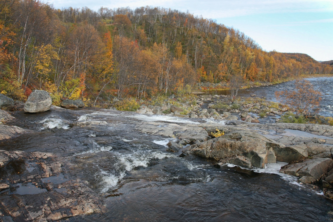 Мельничные водопады, image of landscape/habitat.