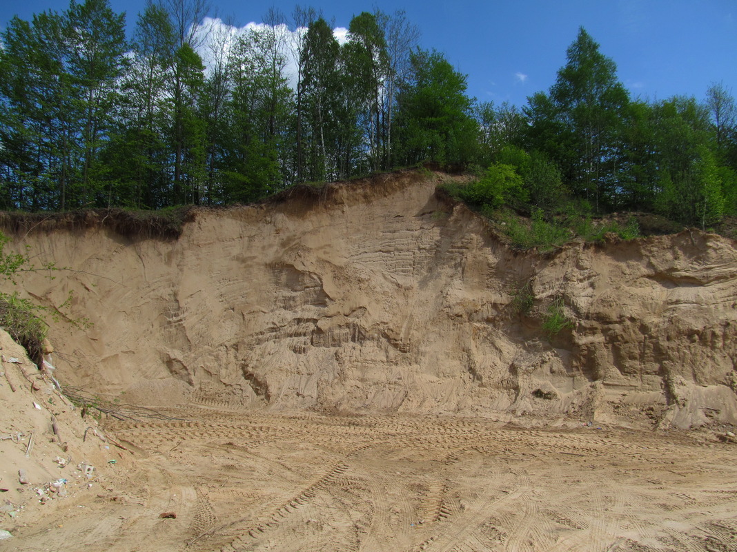 Песчаный карьер, image of landscape/habitat.