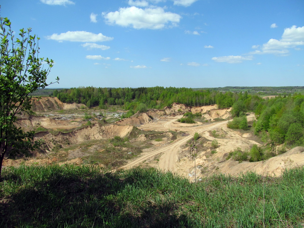 Песчаный карьер, image of landscape/habitat.