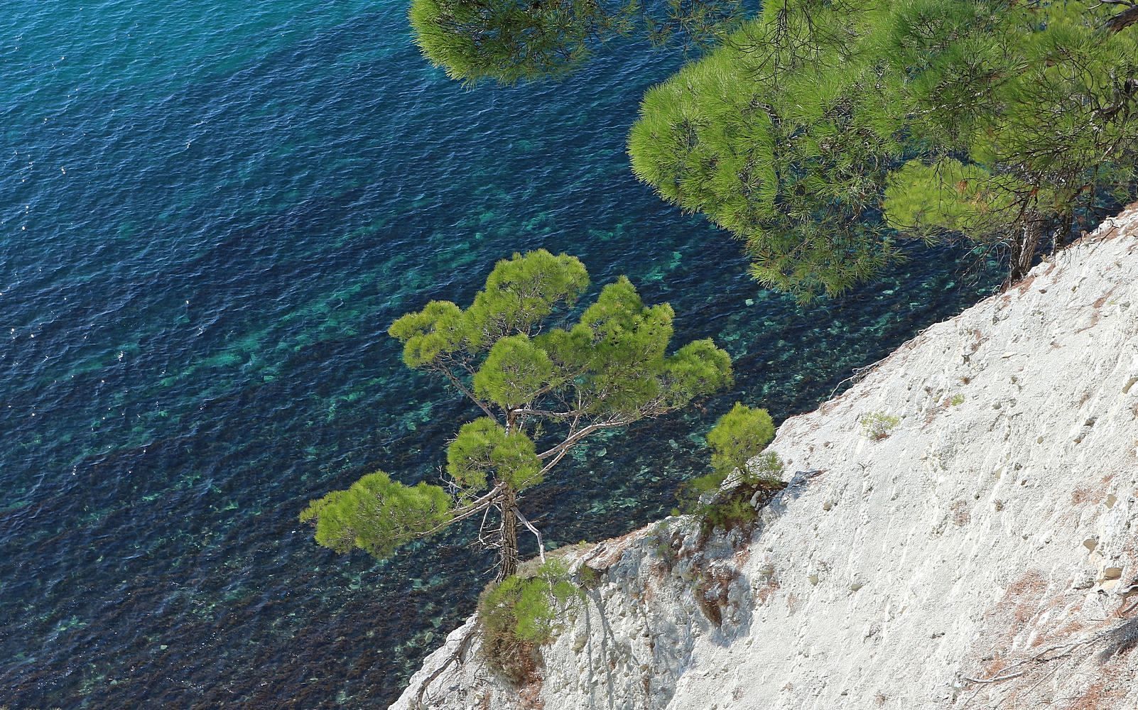 Голубая Бездна, изображение ландшафта.