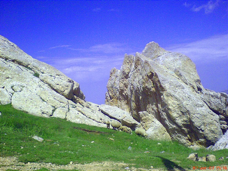 Гора Шалбуздаг, изображение ландшафта.