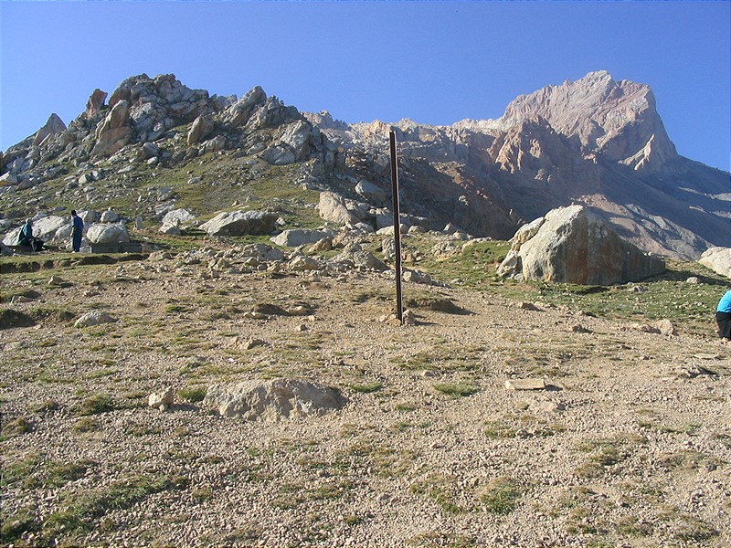 Гора Шалбуздаг, изображение ландшафта.