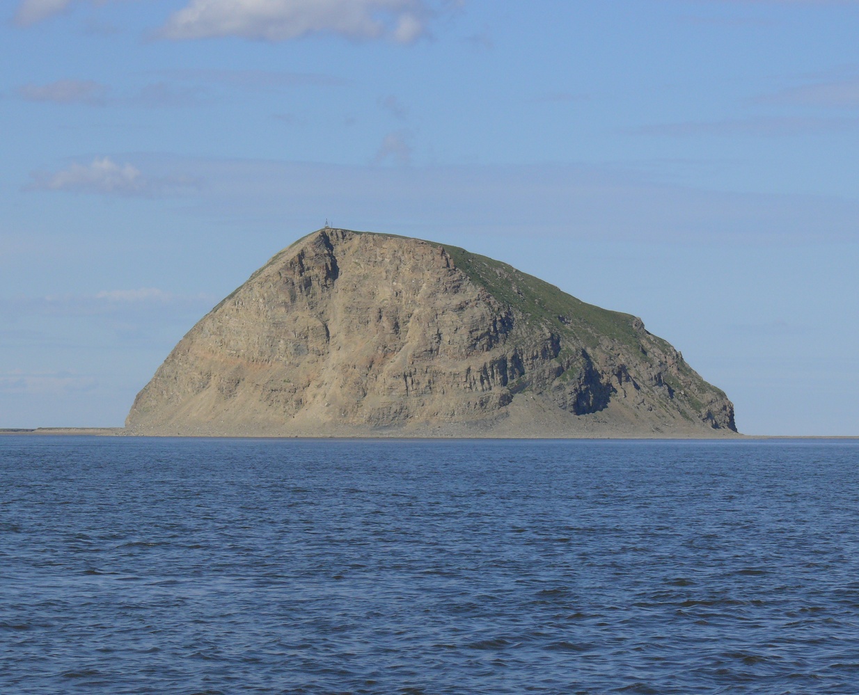 Остров Столб, протока Быковская, изображение ландшафта.