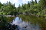 Долина р. Оленья, image of landscape/habitat.