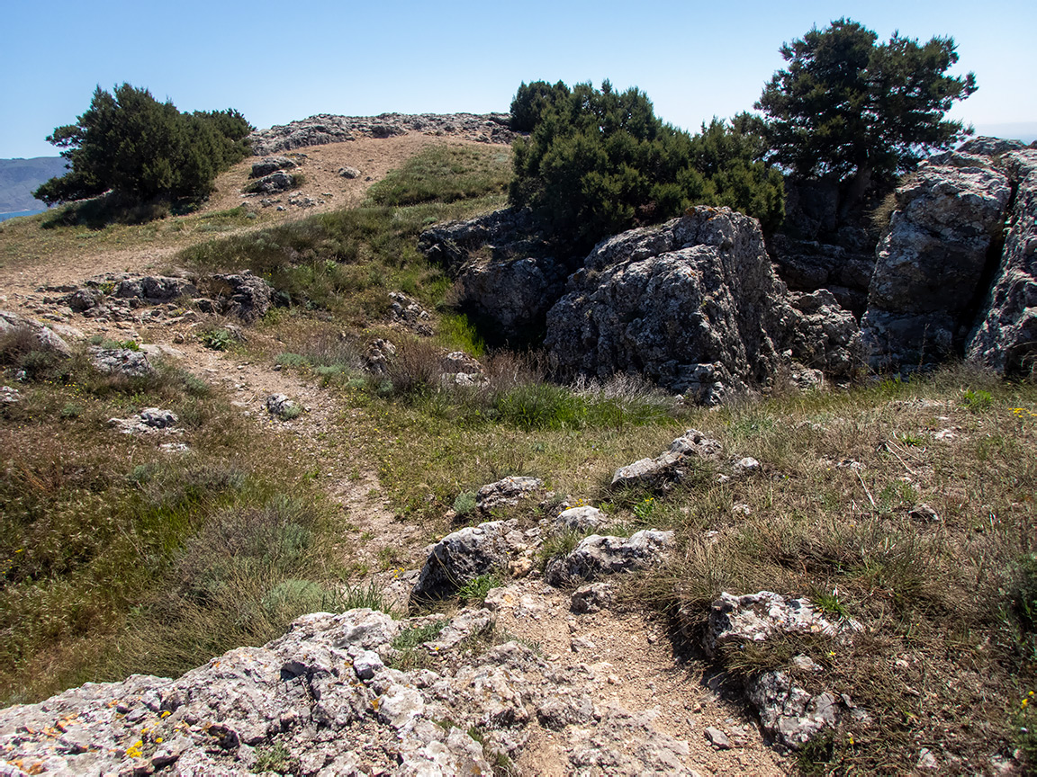 Урочище Алчак-Кая, изображение ландшафта.