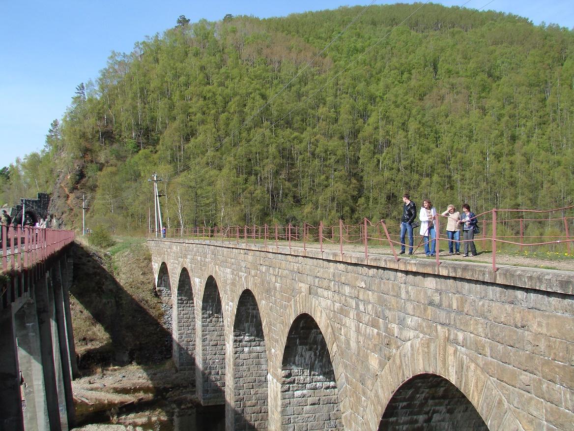 Кругобайкальская железная дорога, image of landscape/habitat.