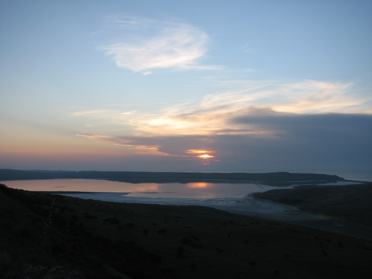 Озеро Чокрак, image of landscape/habitat.