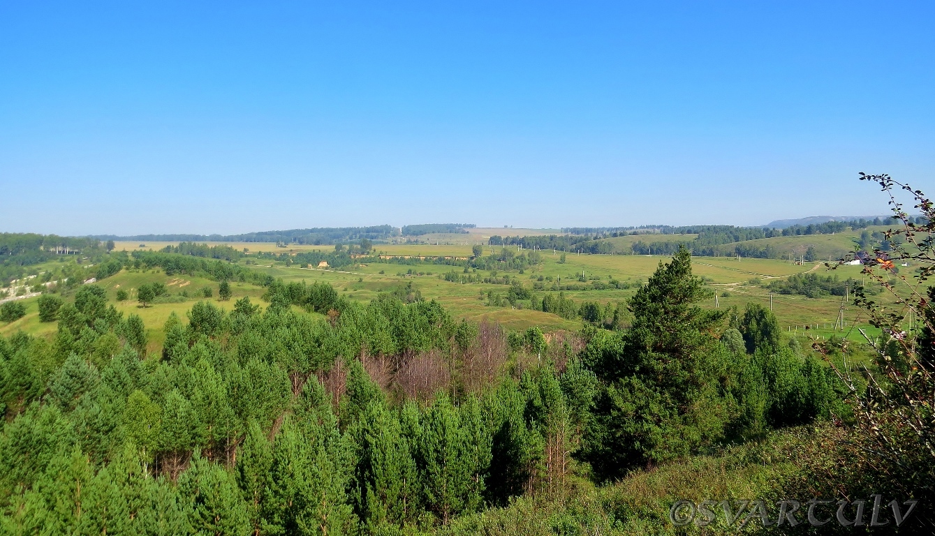 Долина реки Большой Бачат, image of landscape/habitat.