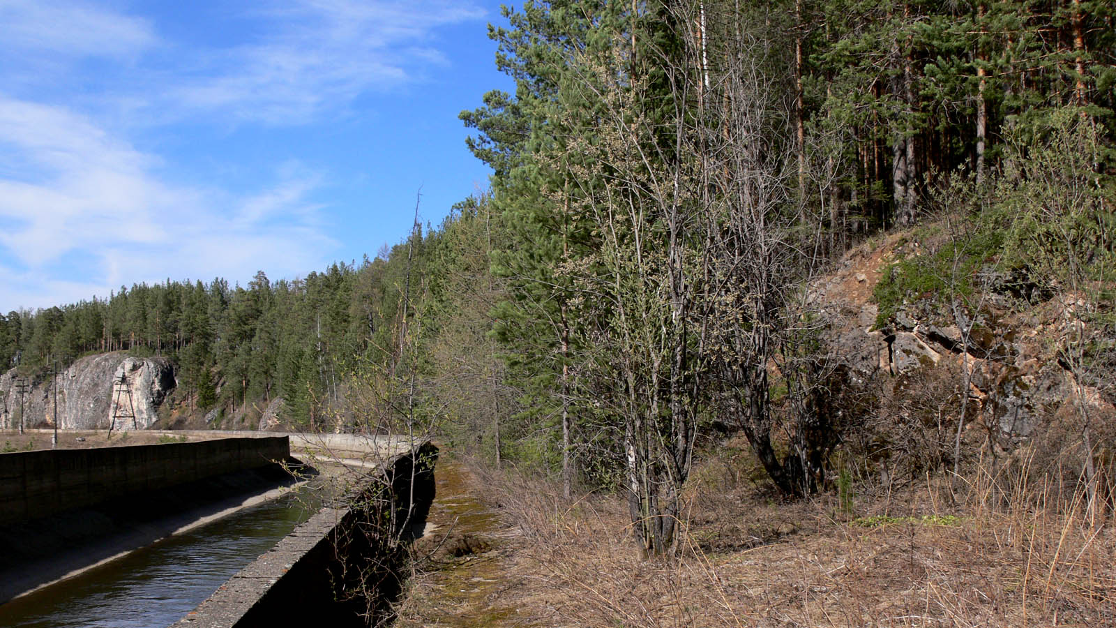 Правый берег канала Дублёр, image of landscape/habitat.