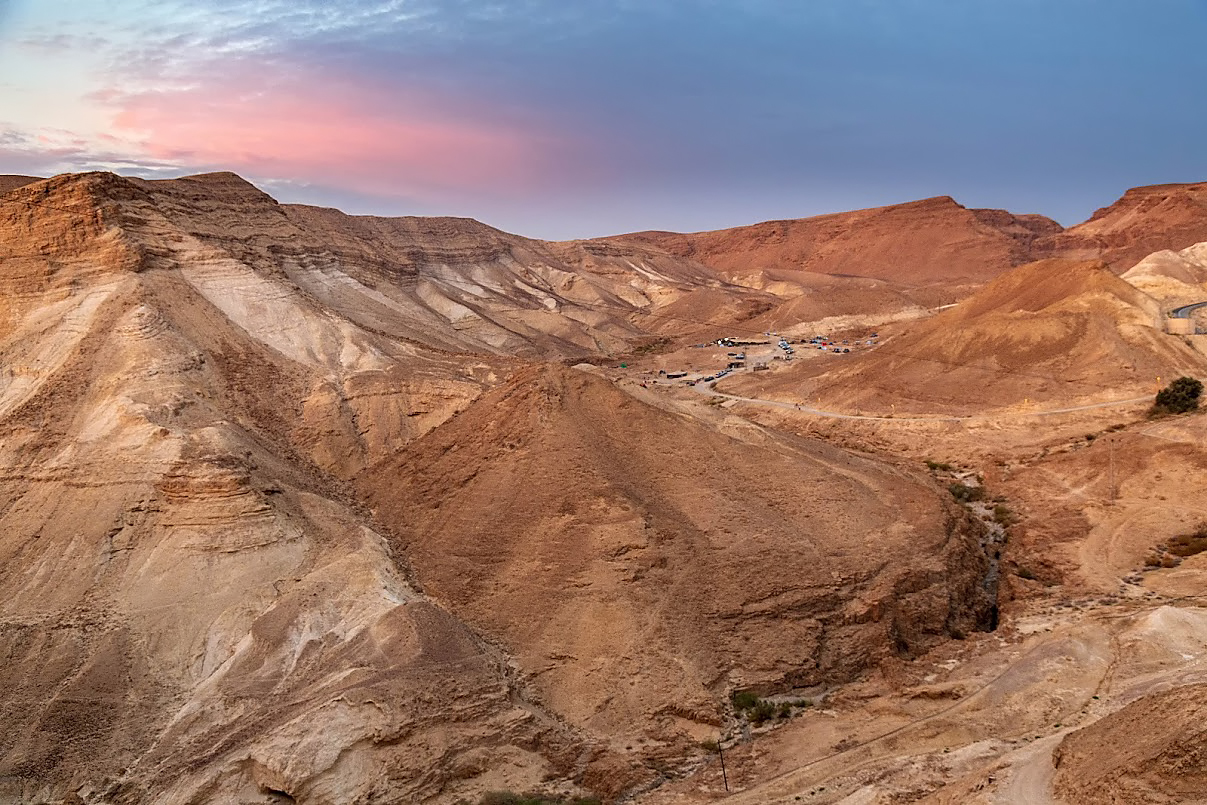 Иудейская пустыня, изображение ландшафта.