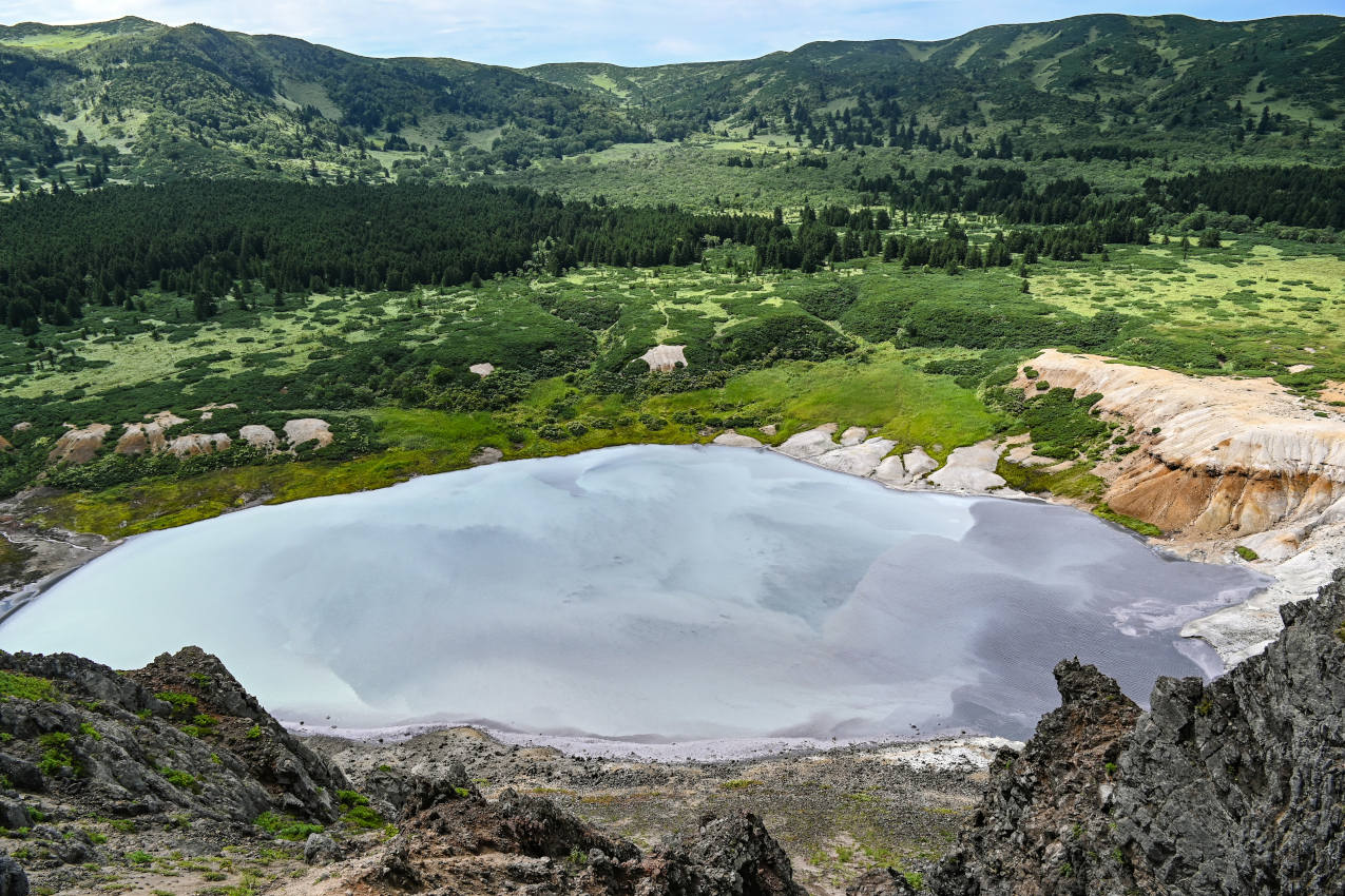 Озеро Кипящее, изображение ландшафта.