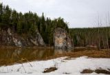 Камень Дужной и его окрестности, image of landscape/habitat.