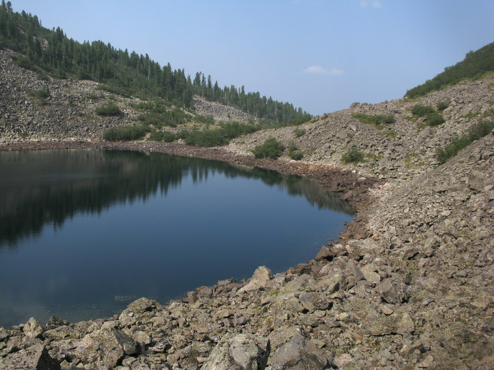 Цирковое озеро, изображение ландшафта.
