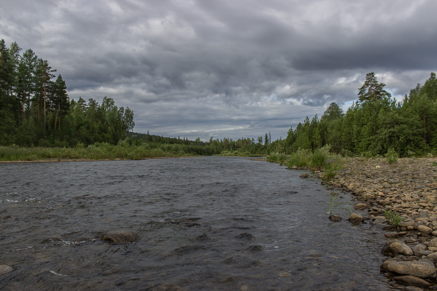 Река Лобва, image of landscape/habitat.