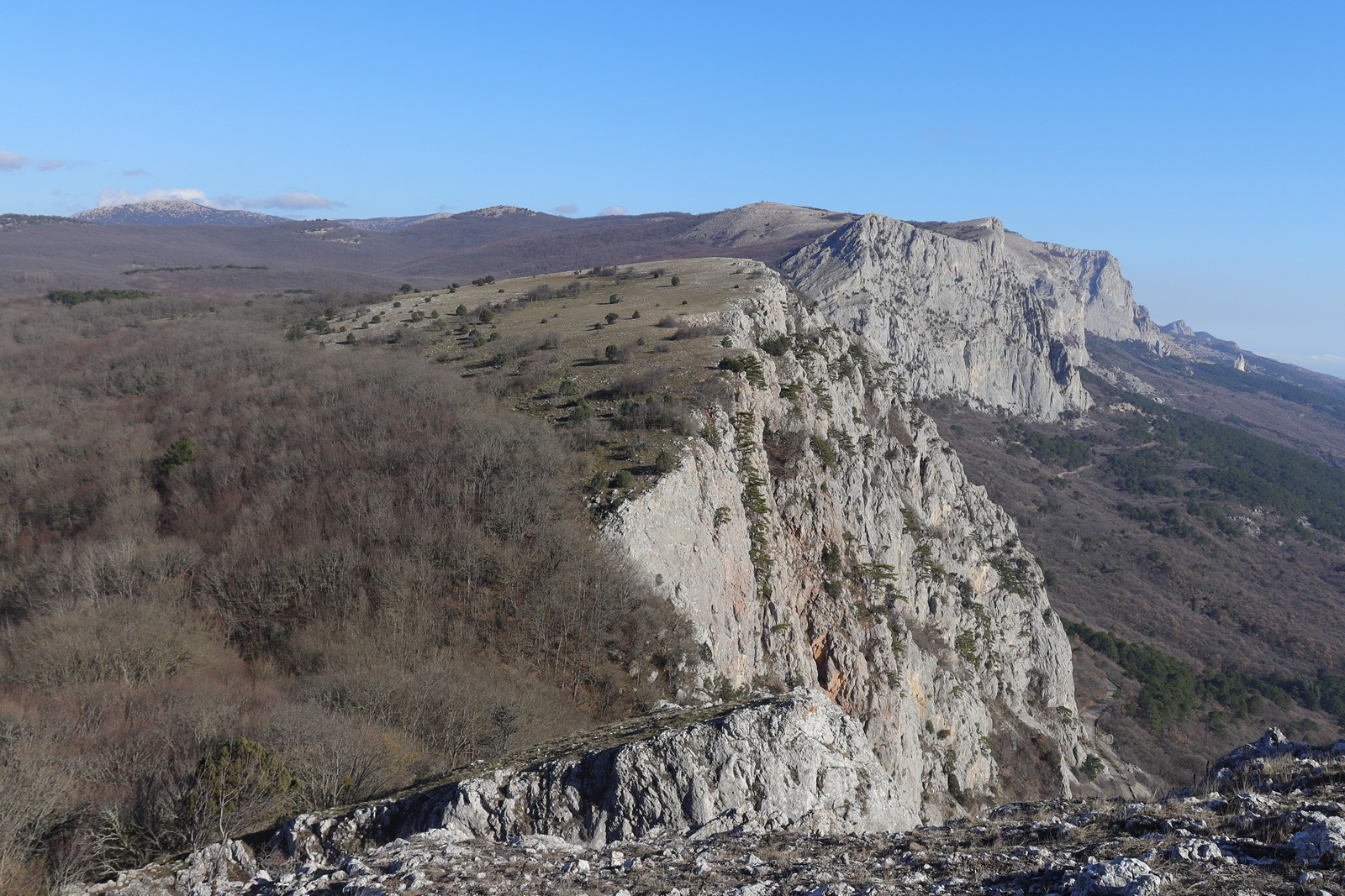 Ай-Петринская яйла, изображение ландшафта.