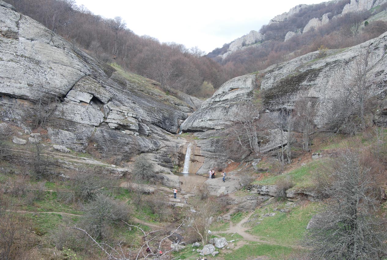 Водопад Джурла, изображение ландшафта.