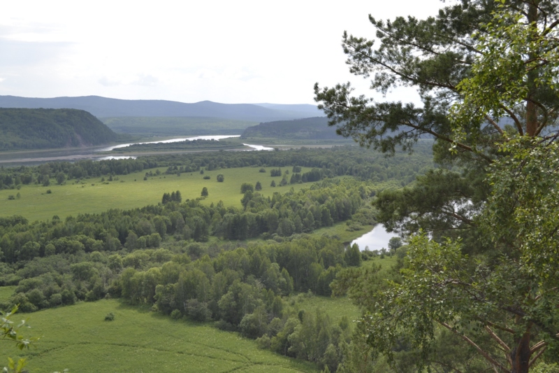 Усть-Стрелка и село Покровка, изображение ландшафта.