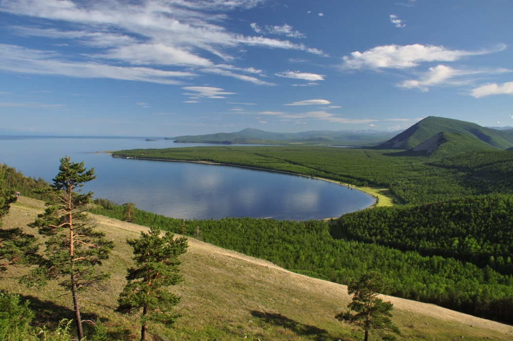 Байкал, мыс Онокочанский, изображение ландшафта.