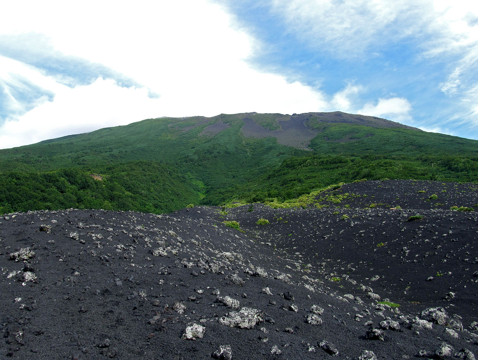 Остров Кунашир, image of landscape/habitat.
