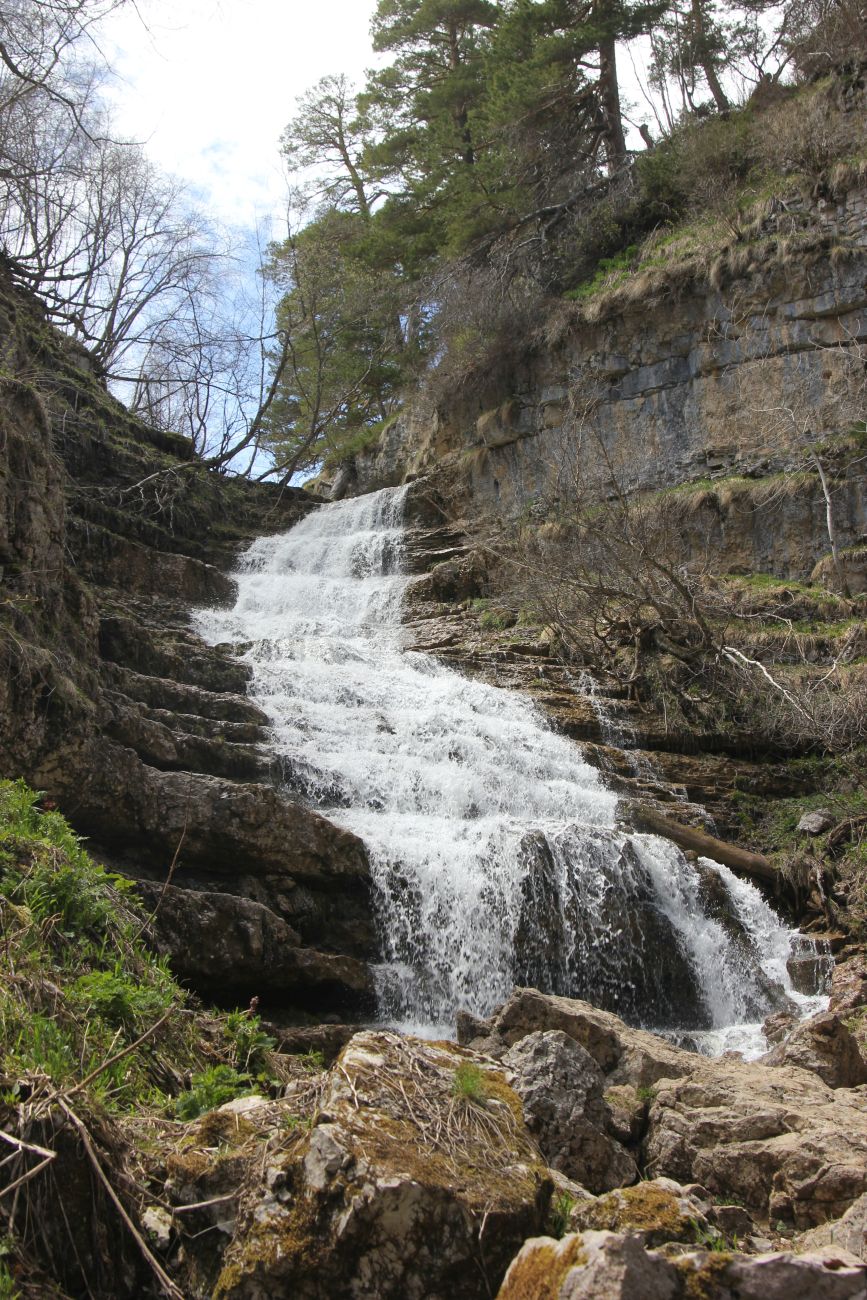 Окрестности истоков р. Курджипс, image of landscape/habitat.