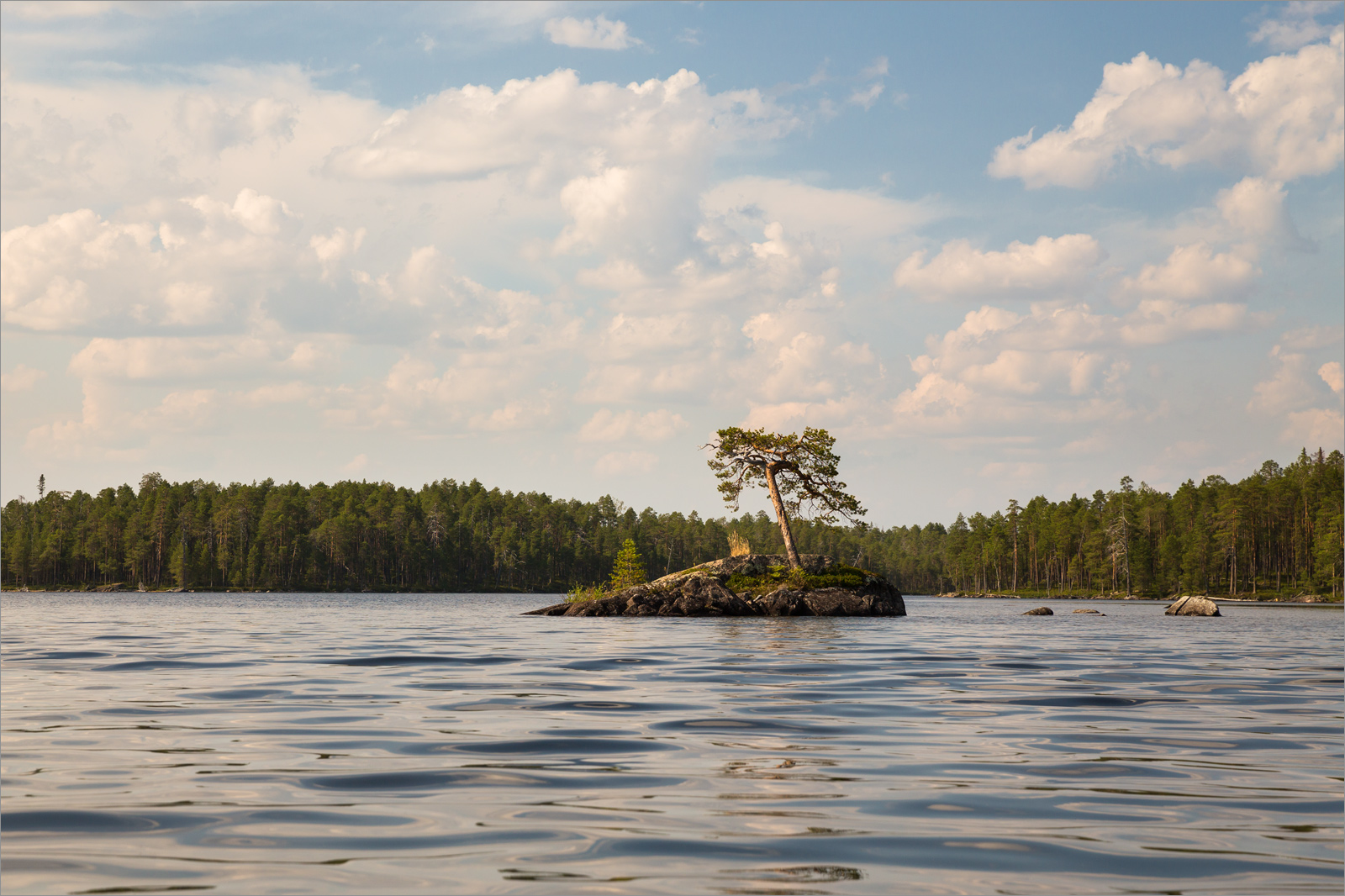 Топозеро, изображение ландшафта.