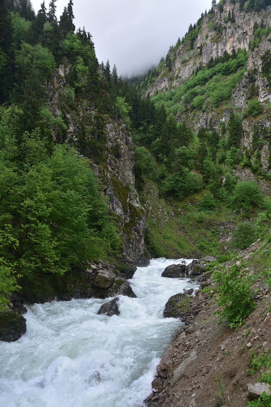 Водопад на притоке, image of landscape/habitat.