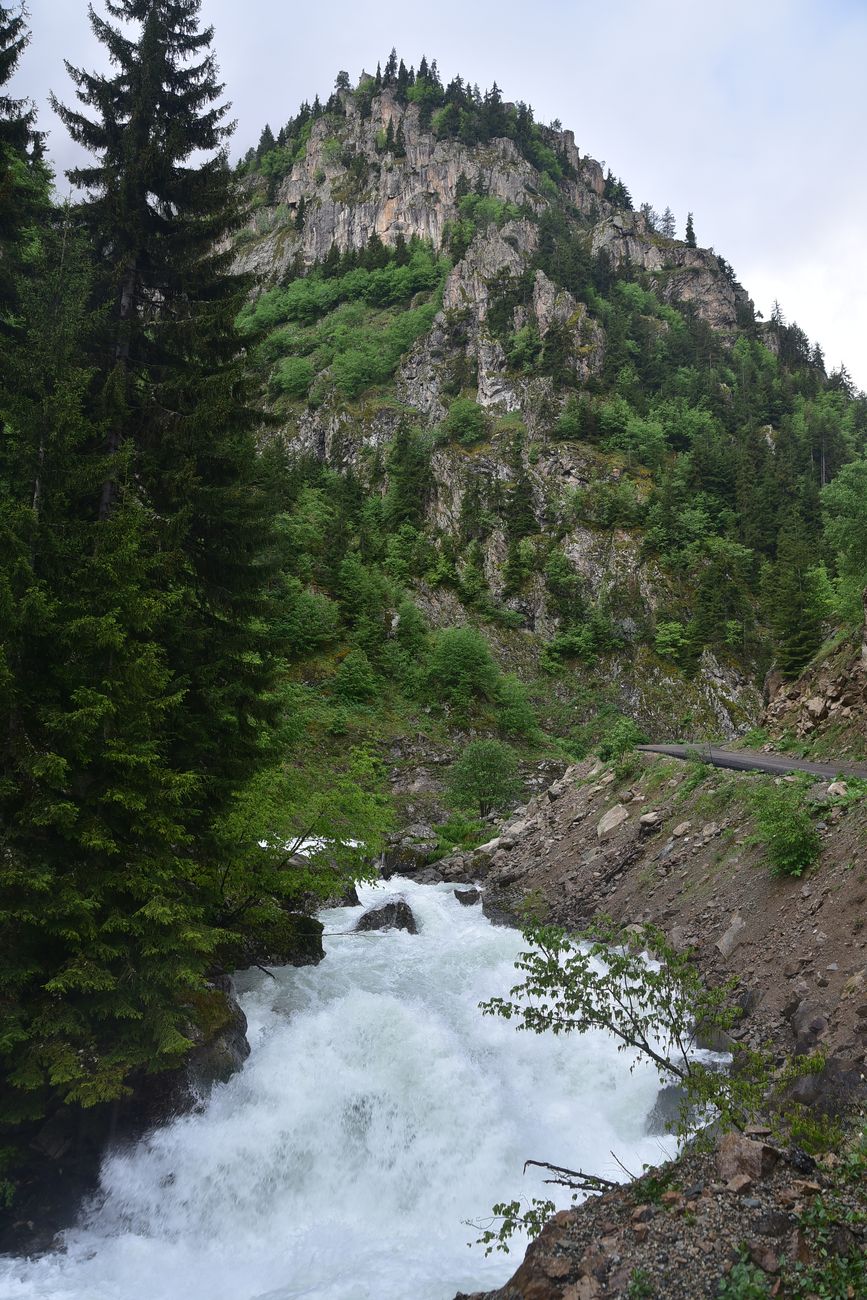 Водопад на притоке, image of landscape/habitat.