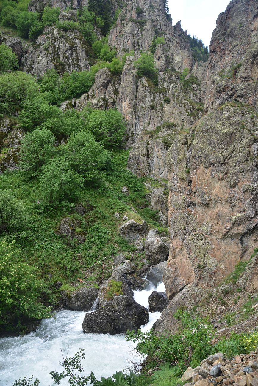 Глыбы в русле, image of landscape/habitat.