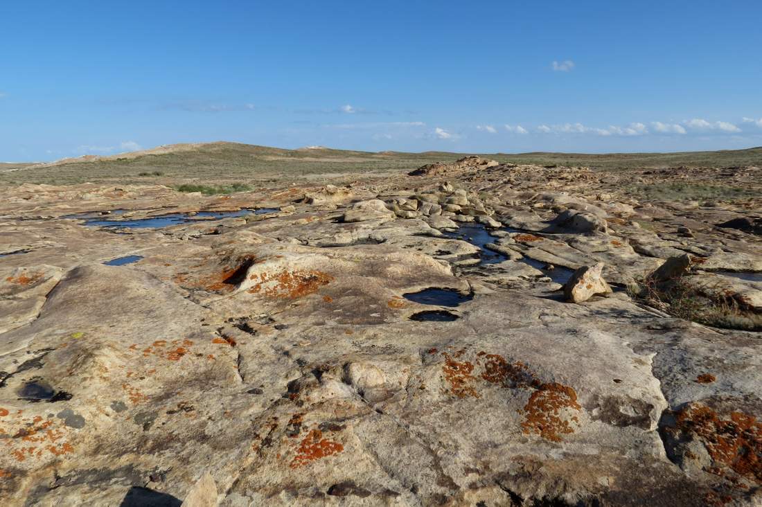 Граниты севернее залива Актас, image of landscape/habitat.