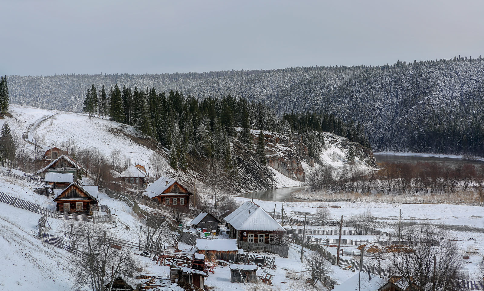 Кын и его окрестности, изображение ландшафта.