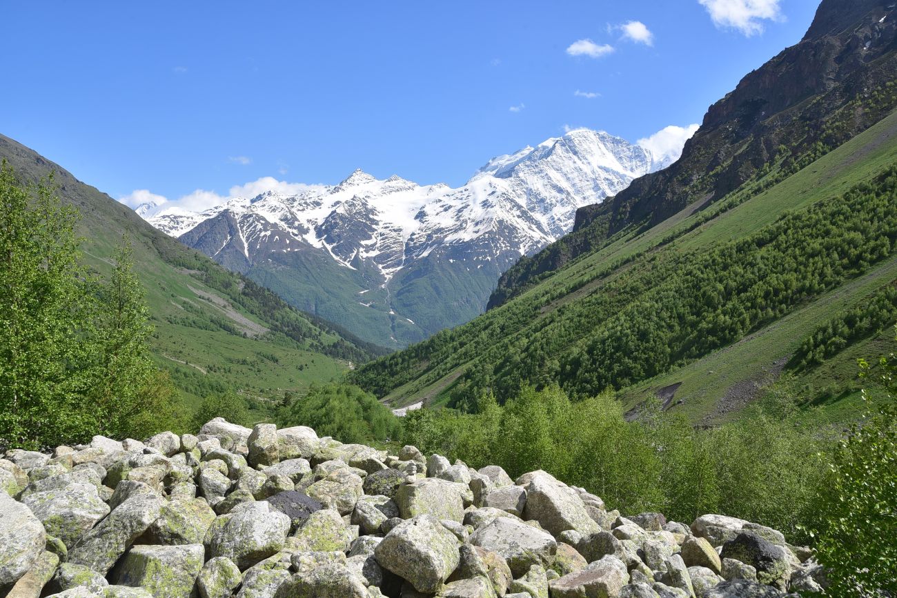 Долина реки Терскол, image of landscape/habitat.