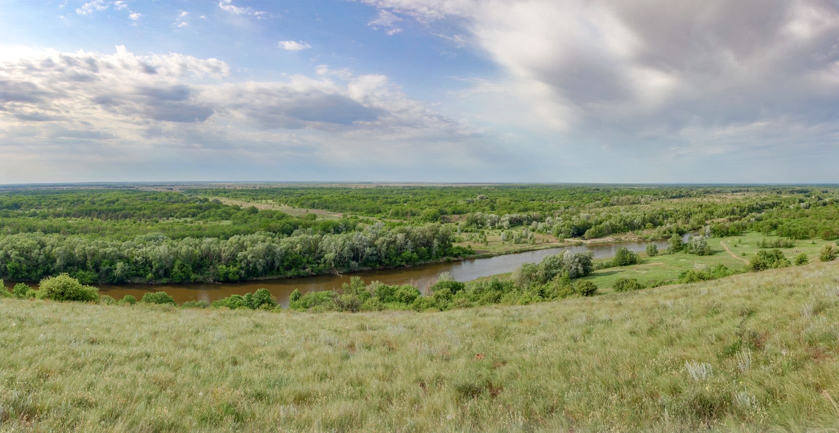 Окрестности хутора Демочкин, image of landscape/habitat.