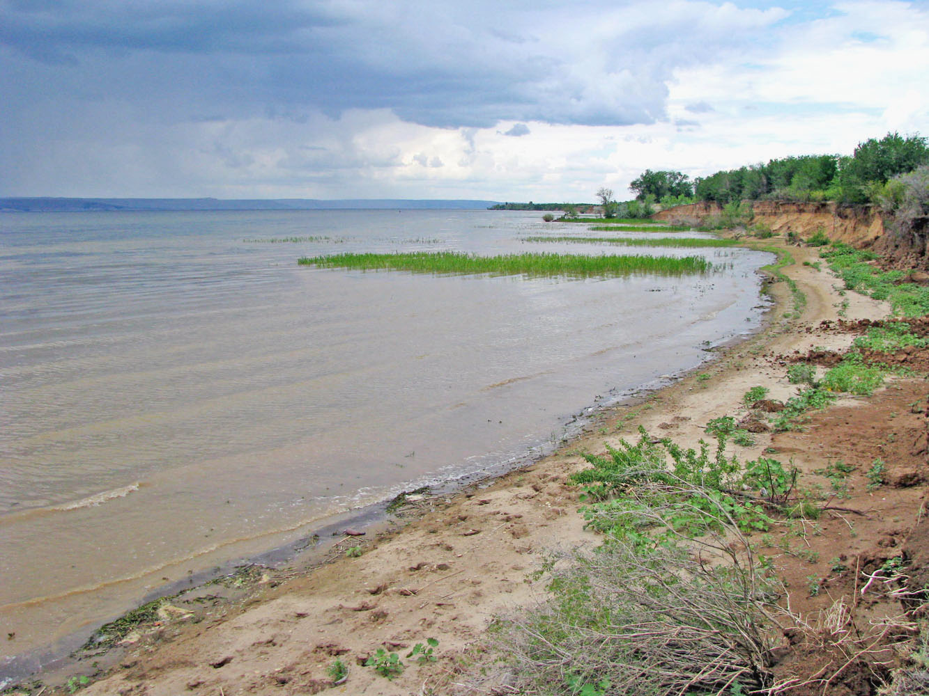 Волгоградское водохранилище, image of landscape/habitat.