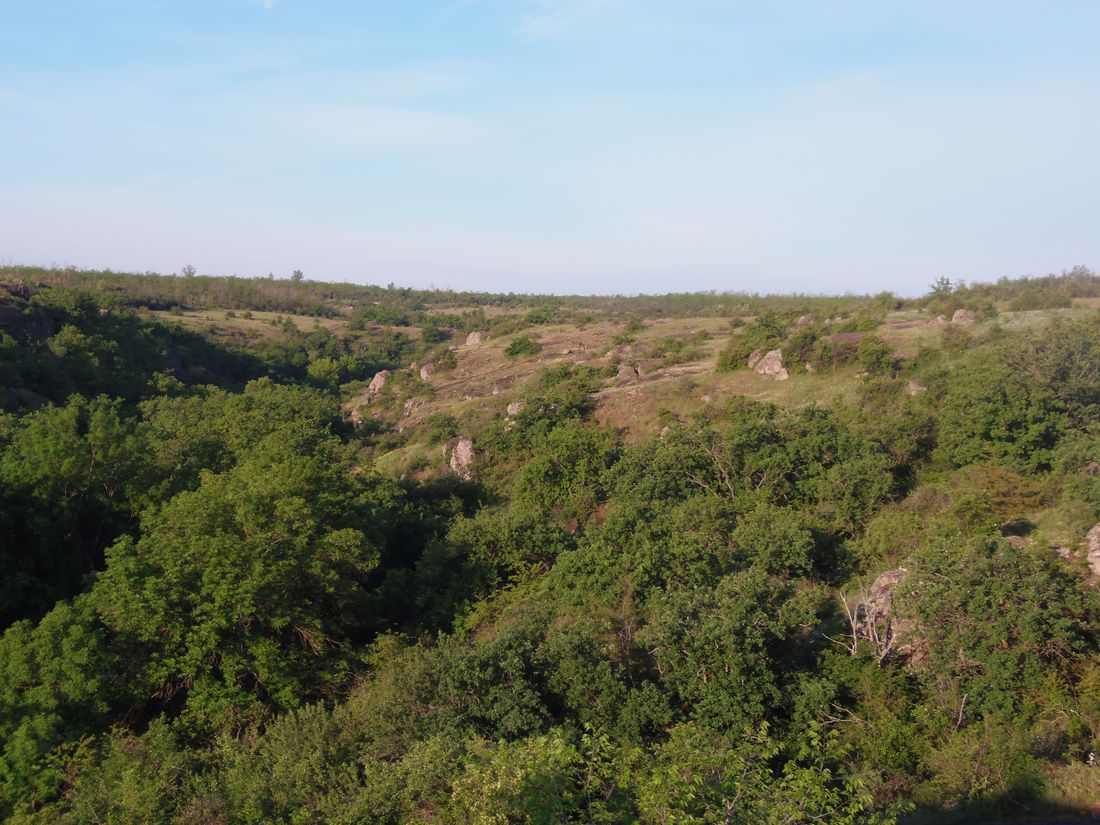 Арбузинский каньон, изображение ландшафта.