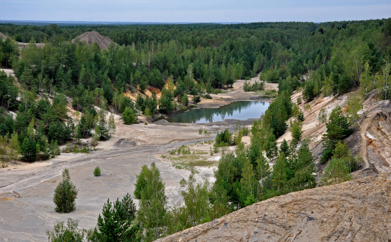 Суворовские карьеры, изображение ландшафта.