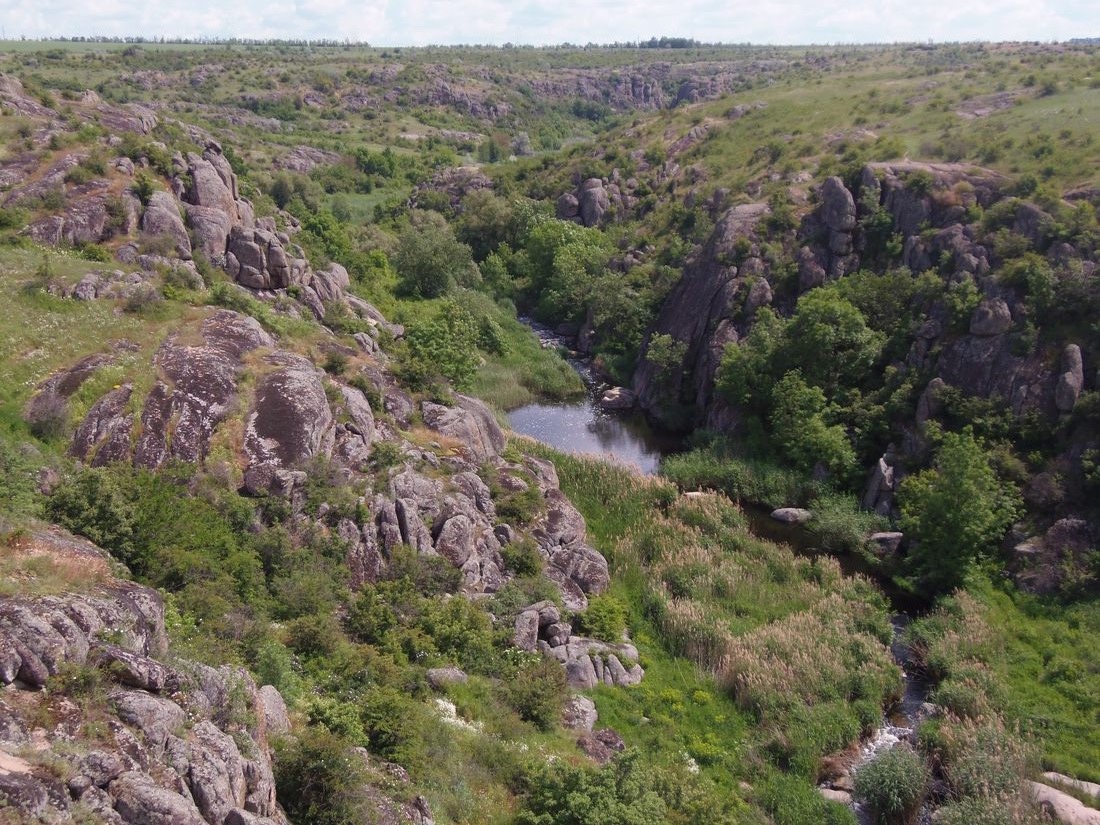 Актовский каньон, изображение ландшафта.