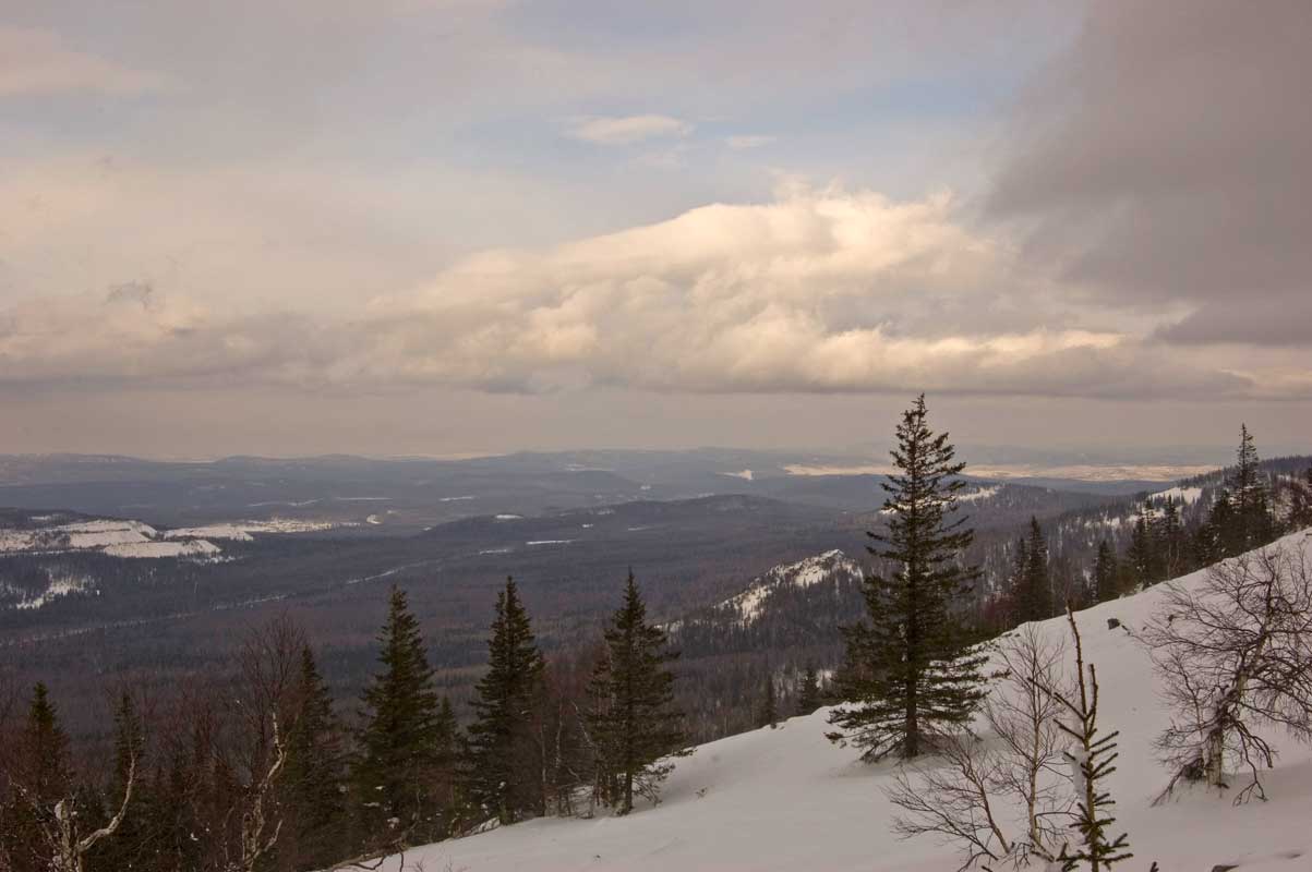 Хребет Большая Сукá, image of landscape/habitat.