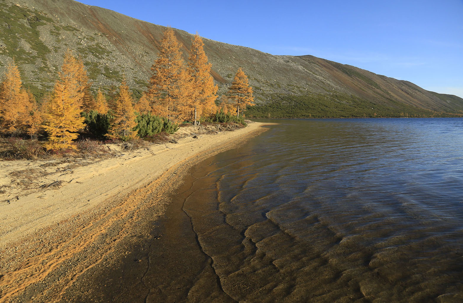 Озеро Юг, изображение ландшафта.