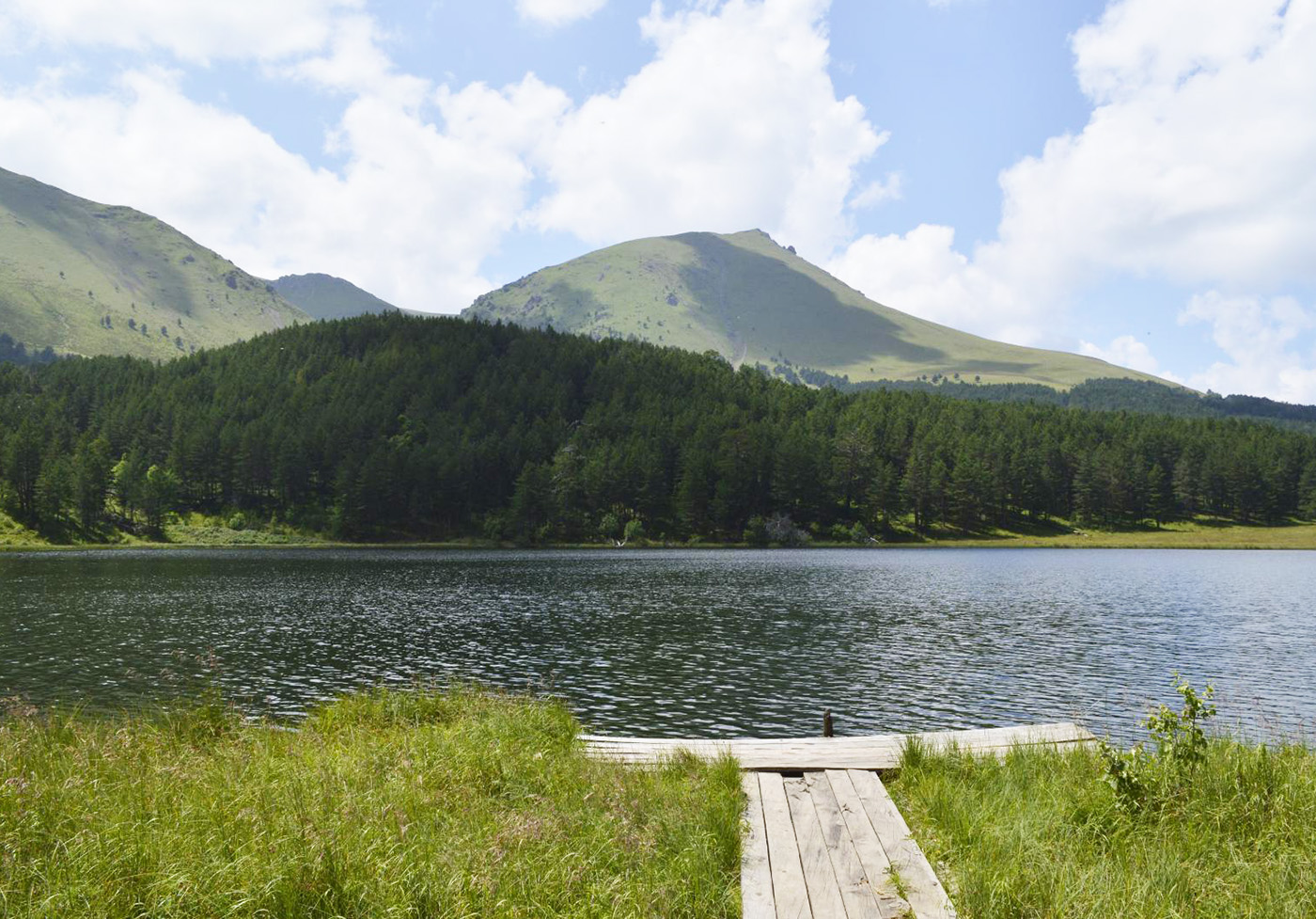 Озеро Хурла-Кёль, изображение ландшафта.