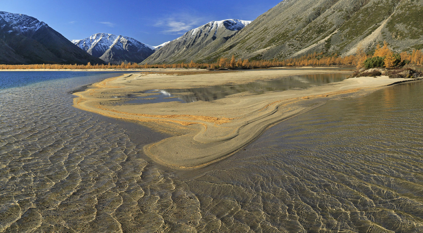 Озеро Юг, изображение ландшафта.