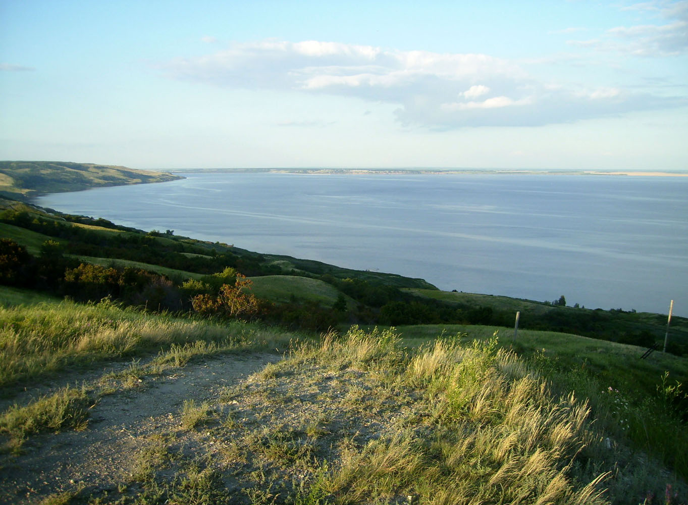 Саратовское водохранилище, image of landscape/habitat.