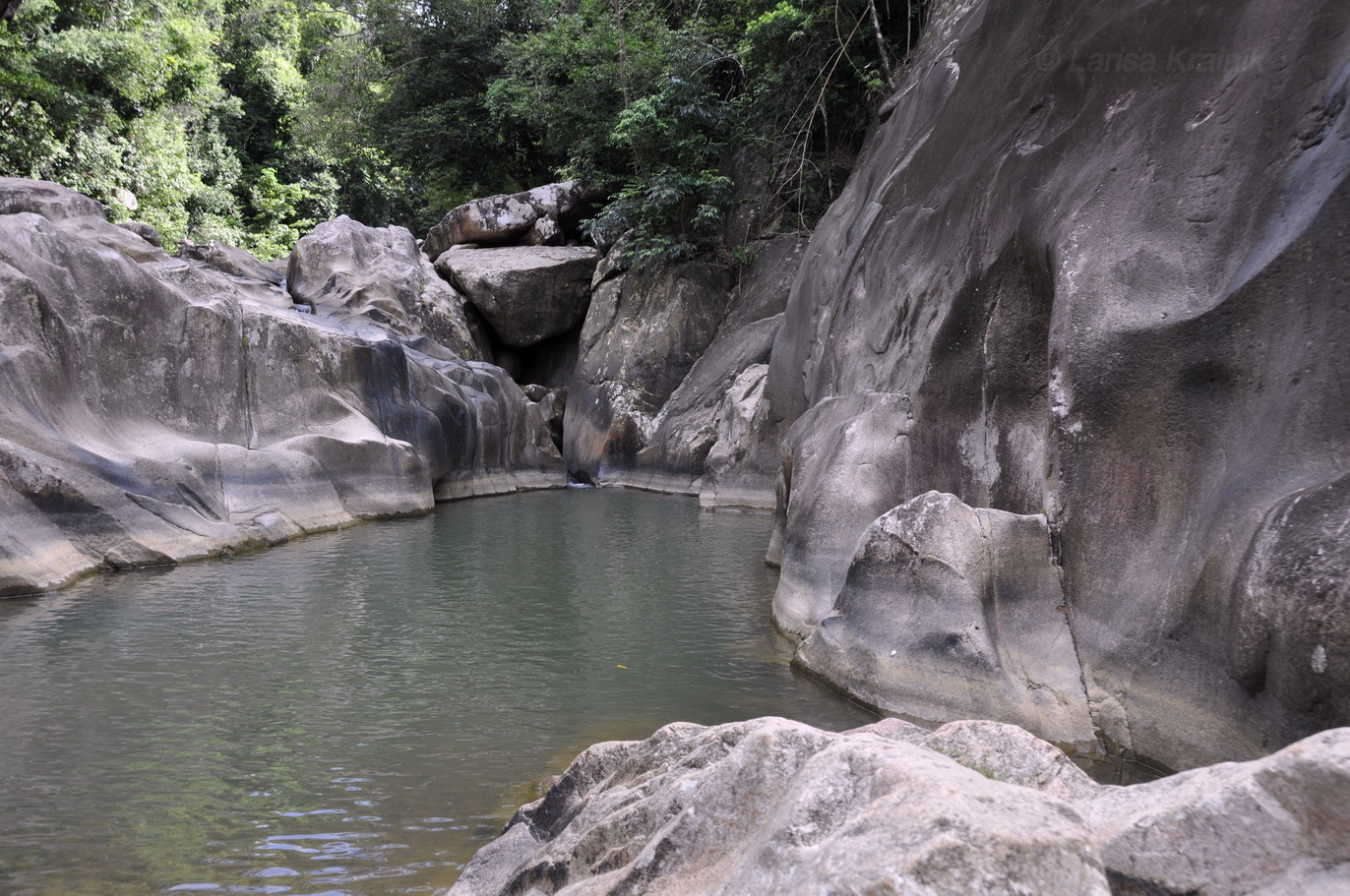 Водопады БаХо, изображение ландшафта.