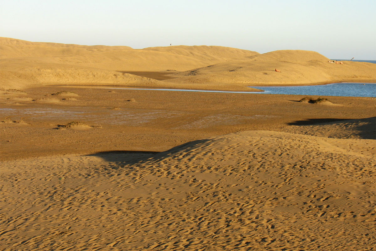 Дюны Маспаломаса, изображение ландшафта.