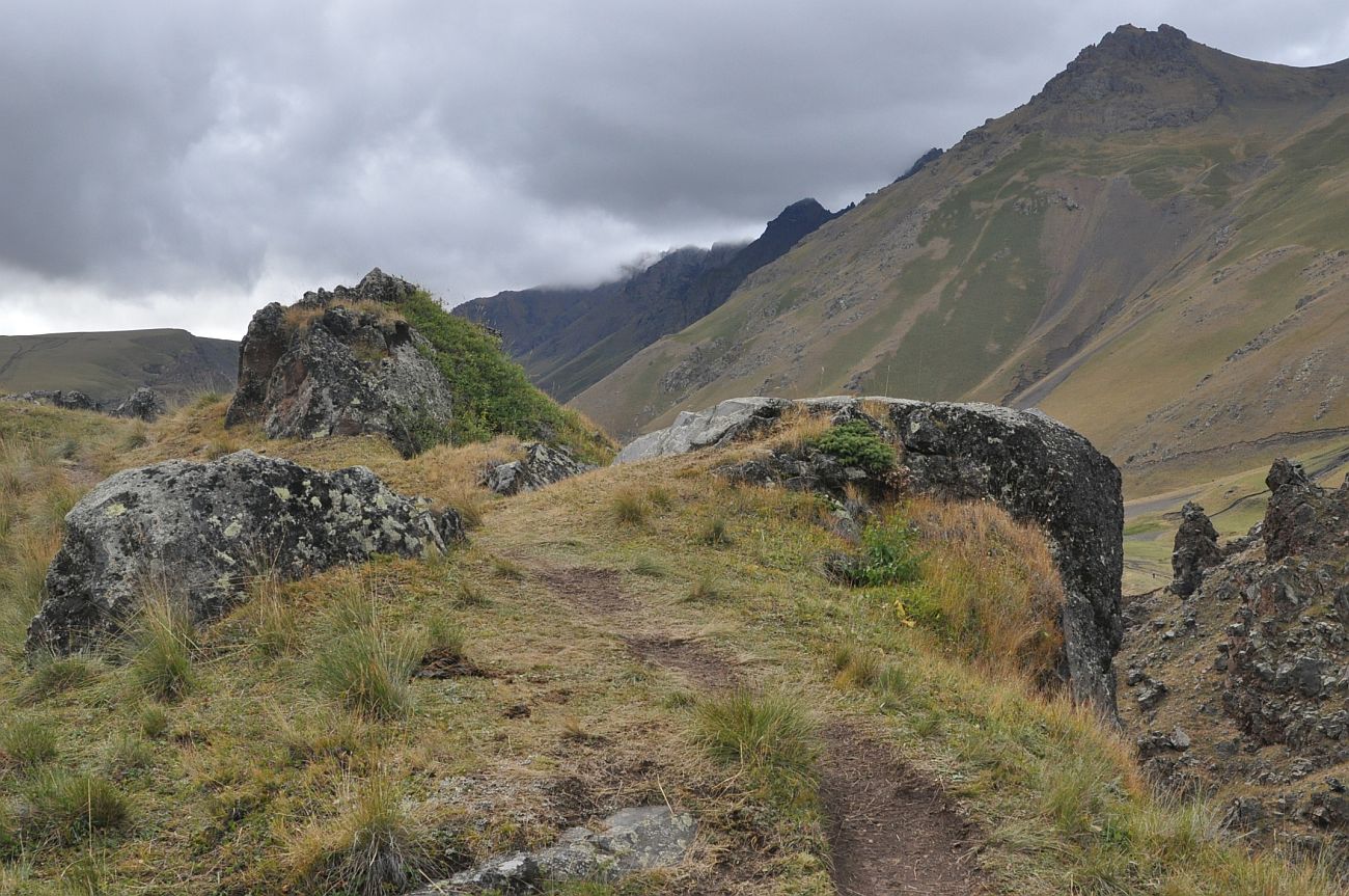 Окрестности урочища Ирахик-Тюз, image of landscape/habitat.