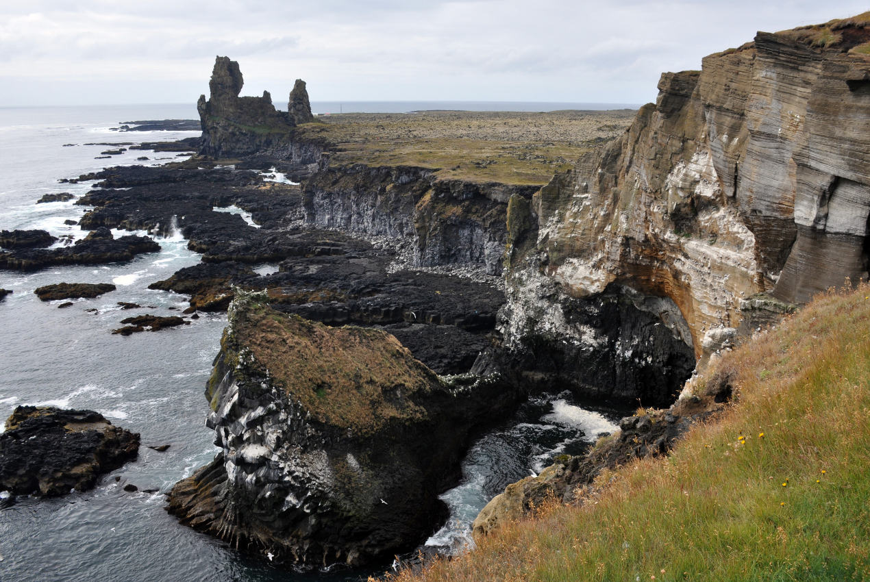 Полуостров Снайфедльснес, image of landscape/habitat.