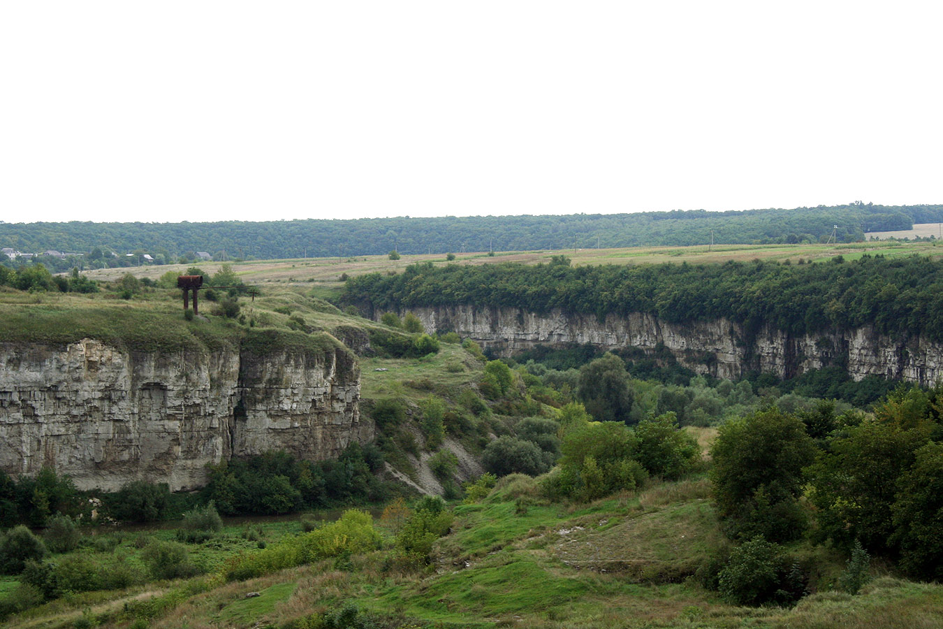 Каньон реки Смотрич, image of landscape/habitat.