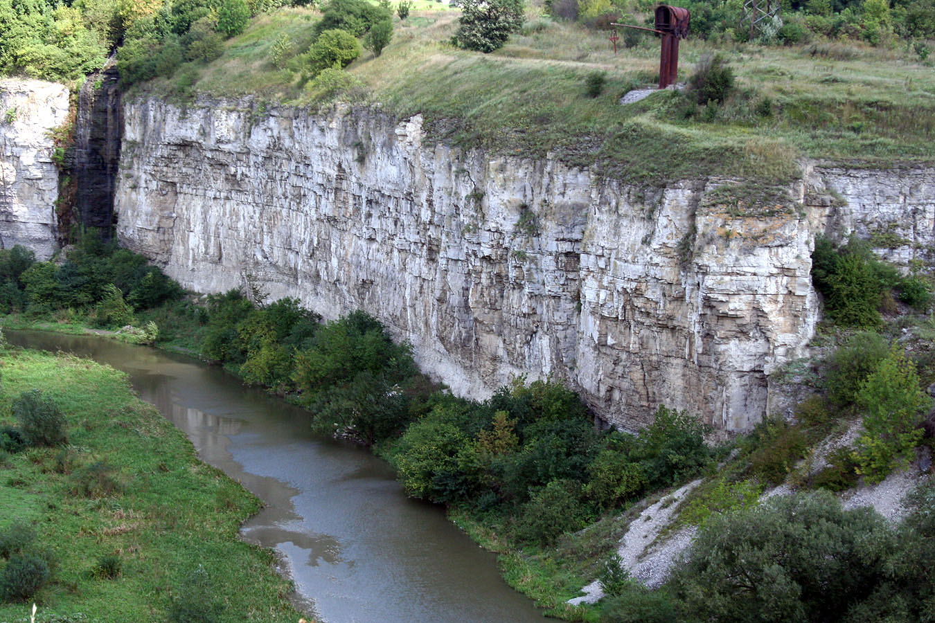 Каньон реки Смотрич, image of landscape/habitat.